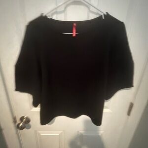 Spanx Air Essentials Black Scuba Top XL